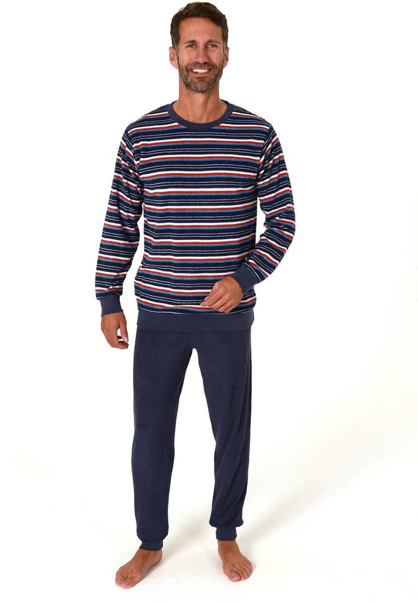 Normann badstof heren pyjama Relax 70288 - Rood