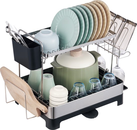 304 Roestvrijstalen Lekbak, Bierlekbak Met 4 Antislip Rubberen Pads En Afneembare Hoes 300 X 180 X 25 Mm Barlekbak Geschikt Voor Restaurants Bars Keukens Caf S Enz  P 010857900631