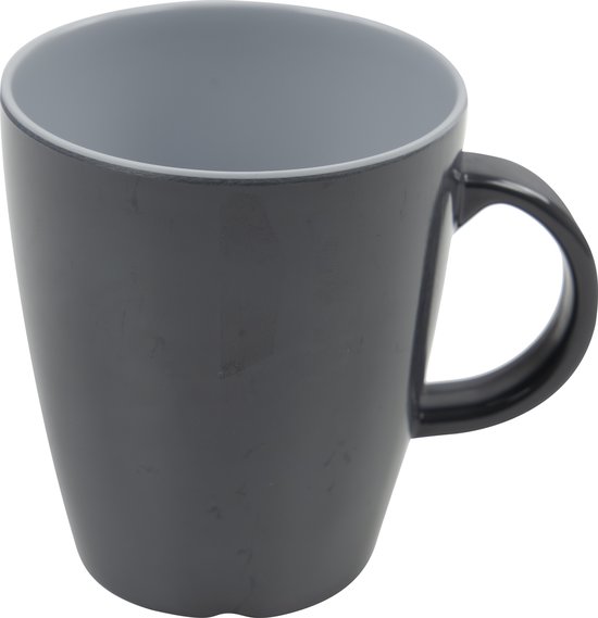 Gimex Vivid Line Mok - Grijs - 380 ml - 4 Stuks van GIM — afbeelding 2