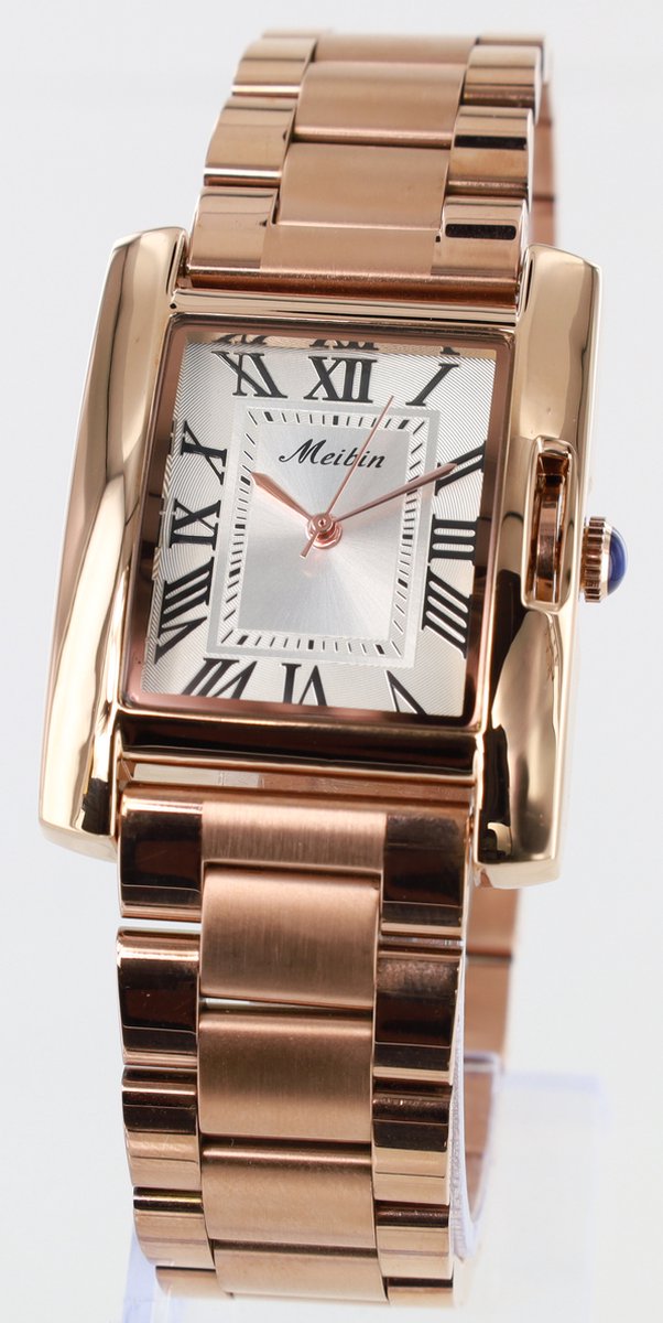 Longbo - Meibin - Dames Horloge - Rosé/Zilver - Ø 30mm * 38mm (Productvideo)