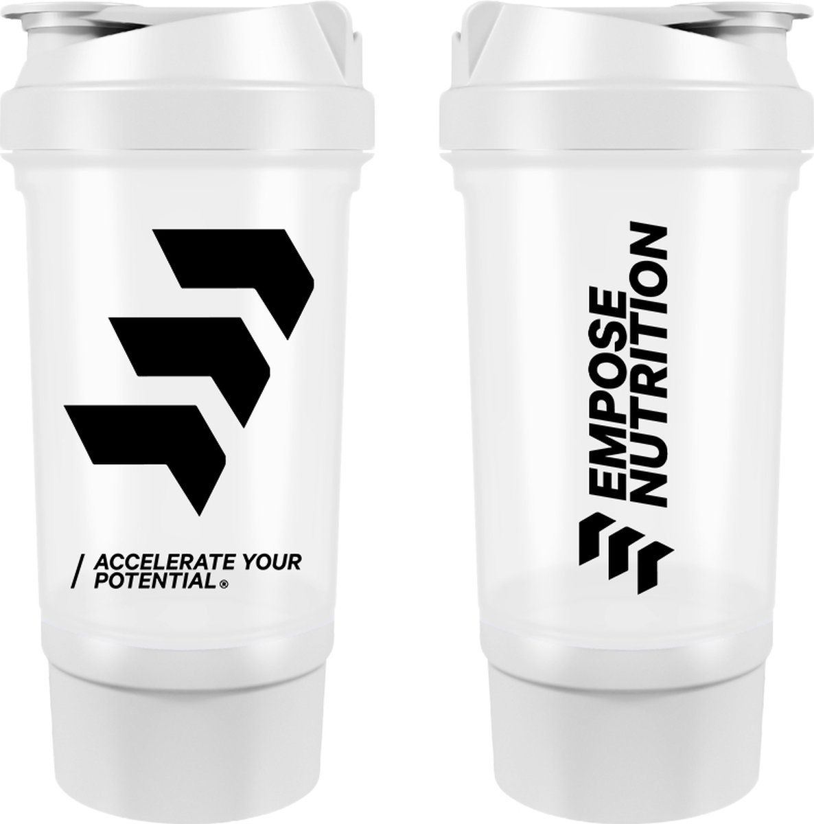 Goedkoopste Empose Nutrition Shake Beker - 650 ml - White - Shaker Proteine