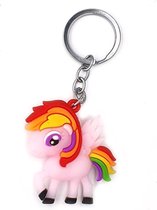 CHPN - Sleutelhanger - Unicorn sleutelhanger - Eenhoorn sleutelhanger - Unicorn keychain - Cadeau - Kinderfeestje - Roze
