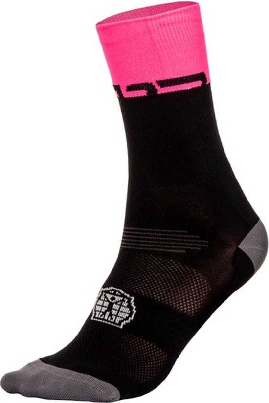 BIORACER SUMMER SOCKS BLACK ZWART/ROZE Maat 39/41