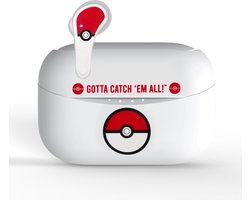 Pokémon - Pokéball - draadloze oordopjes - met oplaadcase - touch control - extra eartips - TWS earpods bluetooth