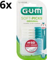 GUM Soft-Picks Large - 6 x 50 stuks - Voordeelverpakking
