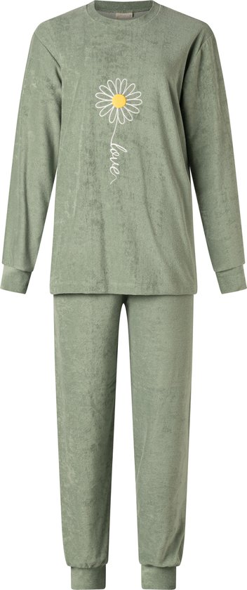 Dames pyjama Lunatex badstof 124205 groe maat XL