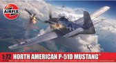 1:72 Airfix 01004B North American P-51D Mustang Plane Plastic Modelbouwpakket