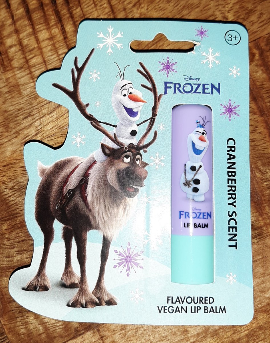 Goedkoopste Disney lippenbalsem Frozen Olaf - cranberry - lipbalm - vegan - 3 - 4,3 gram