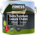 Finess Beits Tuinhuis - dekkend - hoogglans - antraciet (RAL 7021) - 2,5 liter