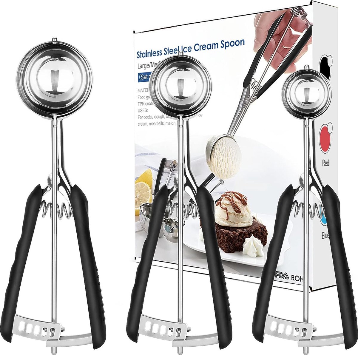 RVS IJSSCHEP/PORTIONEERLEPEL MAAT 12 j091 - Kitchen Goods