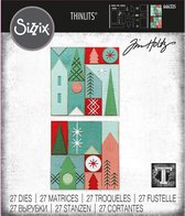 Sizzix • Thinlits Snijmallen Holiday Blocks