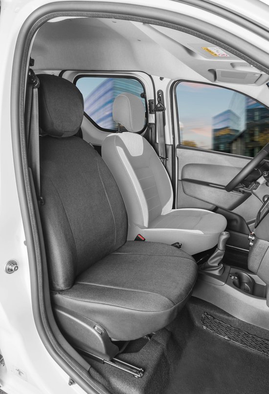 Housse de siège Transporter Fit en tissu anthracite sur mesure pour Dacia  Dokker
