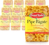 Grand'Italia Pipe Rigate Tradizionali - pasta - 10 x 500g