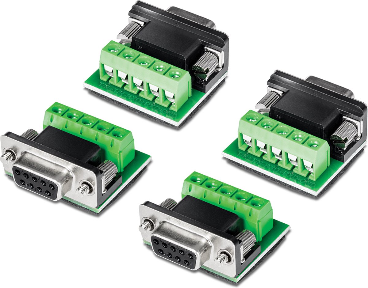 Trendnet TI-S400, Groen, Grijs per 4 verpakt