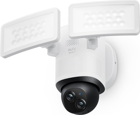 Eufy E340 Floodlight Beveiligingscamera - Met verlichting - Bedraad - Wit - Eufy