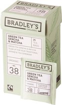 Bradley’s | Organic | Green Sencha & Match | 4 × 25 zakjes