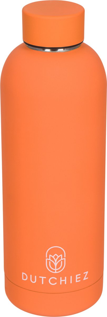 Dutchiez- Drinkfles- Thermosfles- RVS - 500 ml- Orange