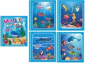 Kleurboek – dieren – kleuren met water – waterkleurboek – kinderen – speelgoed