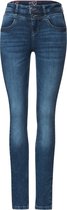 Street One Dames jeans QR slim fit jeans style York - kleur indigo - maat 31