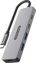 Sitecom - 5 in 1 USB-C Power Delivery Multiport Adapter
