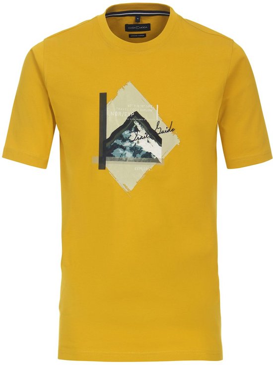 Casa Moda T-shirt Nordic Expedition Collectie Geel - XL