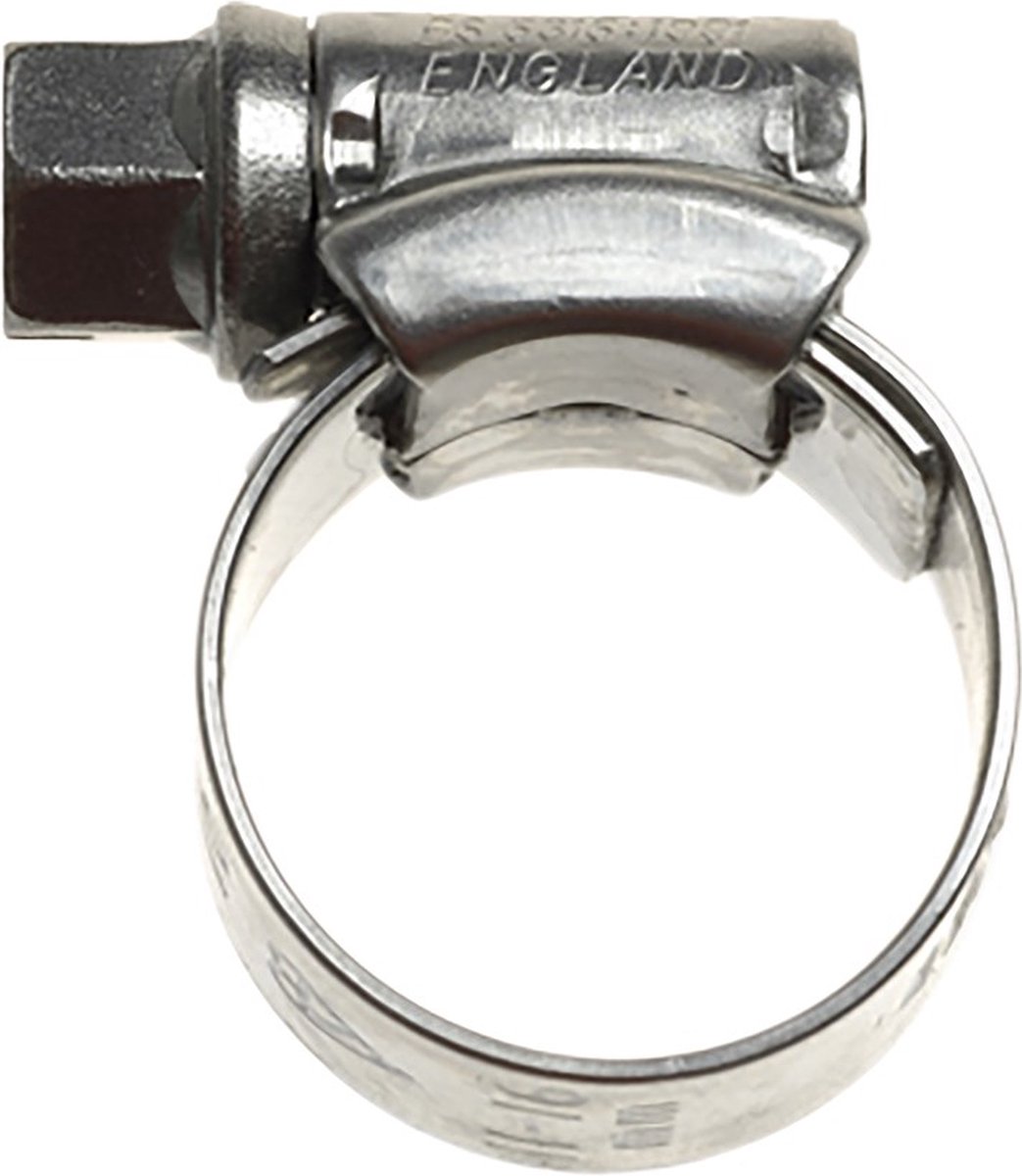 Gimeg Slangklem Ø 11-16mm Wormschroef RVS (4st.) - Overige gasfittingmateriaal -