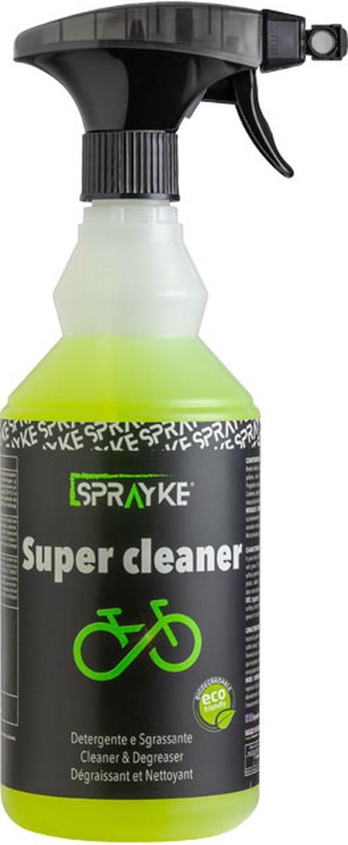 SPRAYKE Supercleaner fietsontvettingsmiddel en reiniger met trekker 750ml
