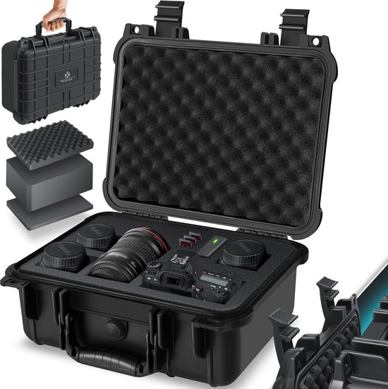 KESSER camerakoffer met plukschuim – M