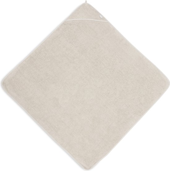 Jollein - Badcape Badstof 100x100cm - Baby Handdoek met Badcape, Omslagdoek, Badponcho - Nougat van Merkloos — afbeelding 2