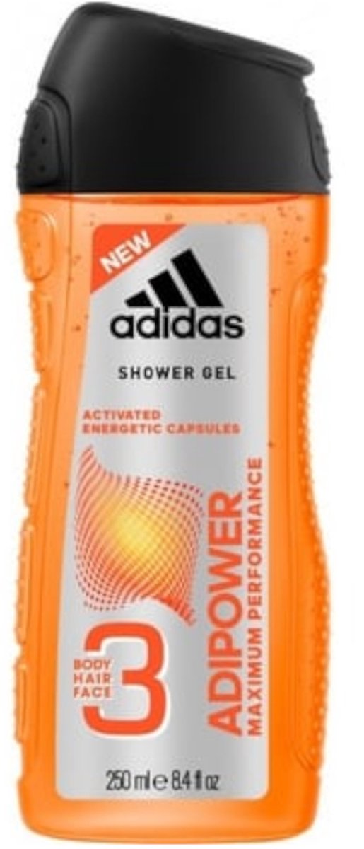 Goedkoopste Adidas - 3-in-1 Douchegel - Adipower Maximum Performance -250 ml