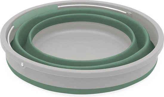 Outwell - Emmer - met - deksel - Shadow - inklapbaar - rond - groen — afbeelding 3