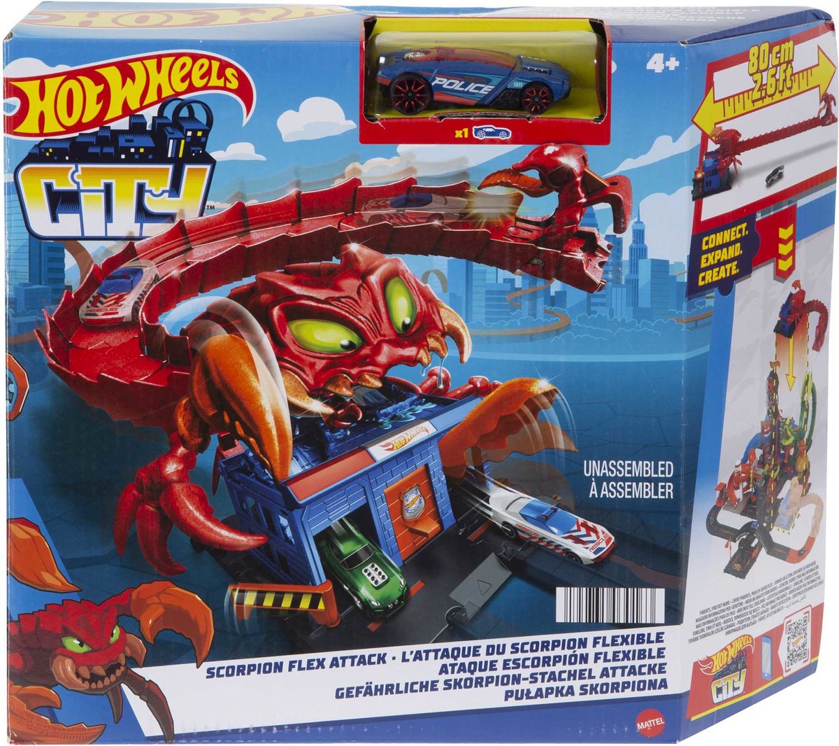 Hot Wheels City Schorpioen In De Aanval