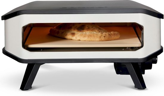 Foto: Cozze elektrische pizzaoven 17 met pizzasteen 2200w zwart