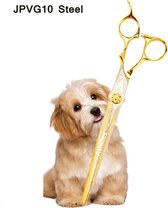 Achilles® 7.5 JPVG Steel Hondenschaar - Hoog Kwaliteit Staal - Trimschaar hond - Schaar hond