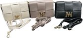 MONDIEUX MADAME - Beauti - zwart - Limited Edition - tas - handtas - gsm tas - crossbody - schoudertas - Italiaans design - leder