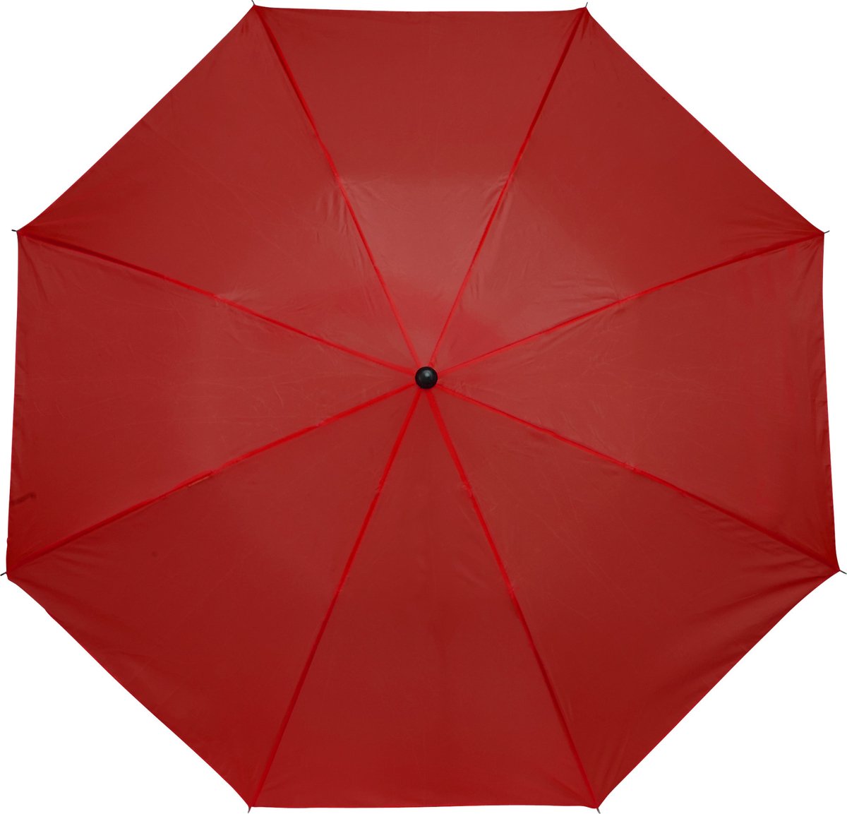 Kleine opvouwbare/inklapbare paraplu rood 93 cm diameter - Regenbescherming