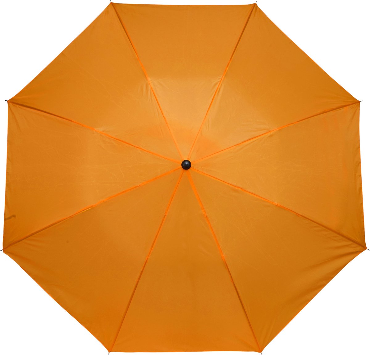 Kleine opvouwbare/inklapbare paraplu oranje 93 cm diameter - Regenbescherming
