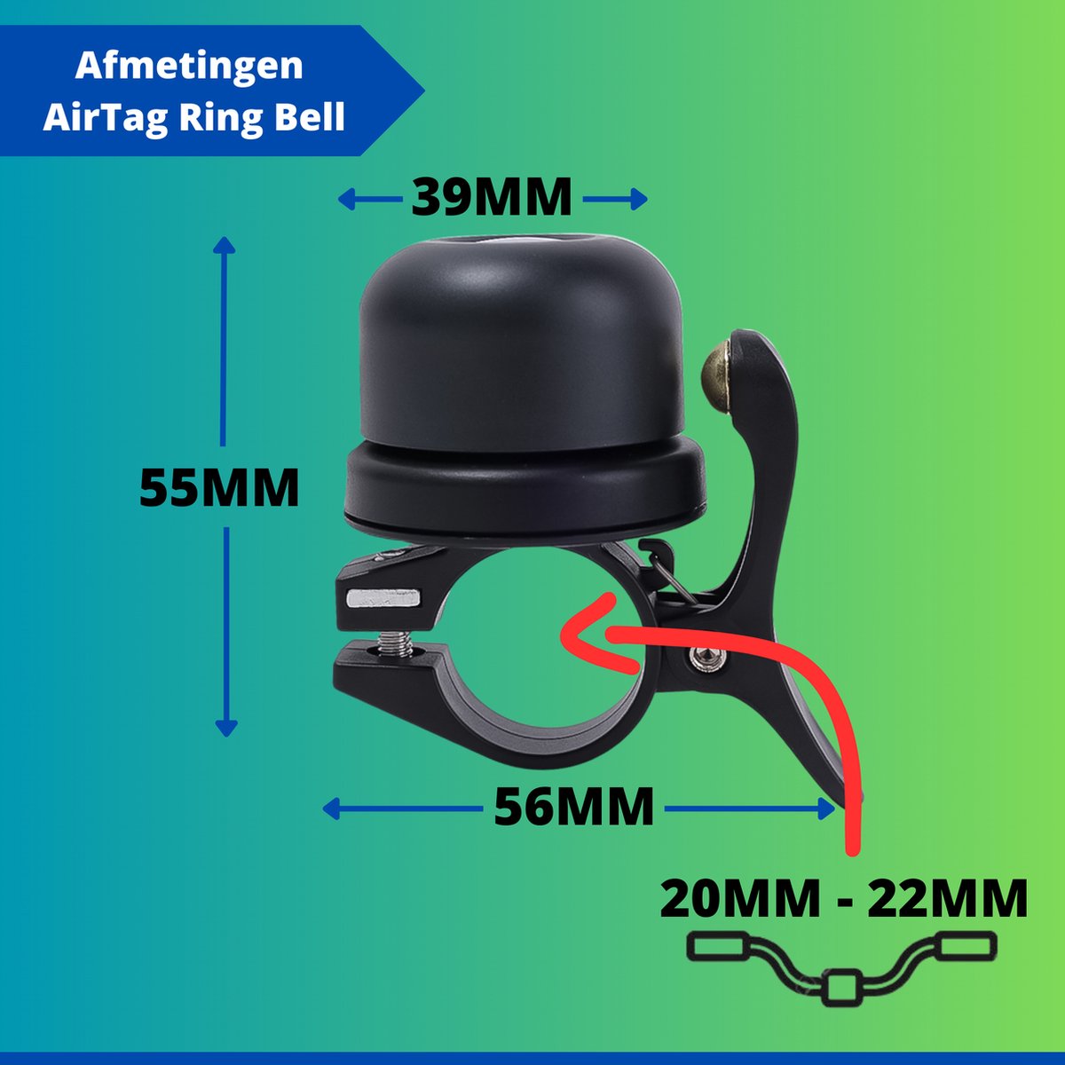 Support Caché Pour AirTag Dans Réflecteur De Vélo - Étanche - Compatible VTT, Vélo De Route, Scooter