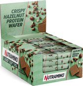 Nutramino Nutra-Go Protein Wafer - Wafels Hazelnoot - 12 x 39 gram