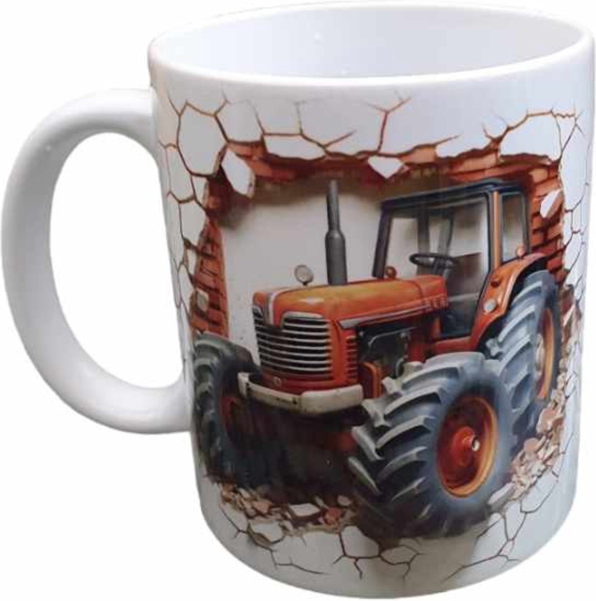 Koffie beker - thee mok - tractor - boerderij - boer