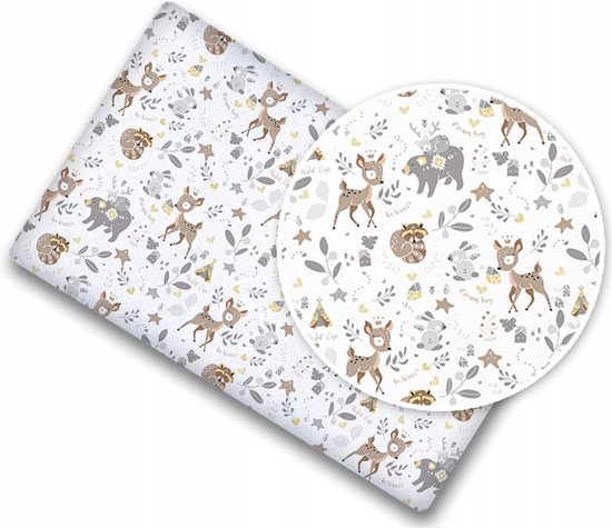 Jollein Hoeslaken Jersey 70 x 140 / 150 cm Wit