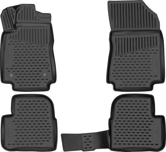 XTR rubberen voetmatten geschickt voor Citroen C3 III (SX) 07/2016-Vandaag