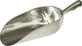 Excellent Aluminium voerschep - Half plat - Afweegschep - Feed scoop - Voederschep - Mini schep - Snoep schep - 900 Gram - Zilver