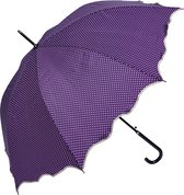 Juleeze Paraplu Volwassenen Ø 98 cm Paars Polyester Stippen