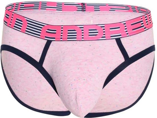Andrew Christian ALMOST NAKED® Element Brief Heather Pink - TAILLE L - Sous- Sous-vêtements pour hommes - Slips pour homme - Slips pour hommes