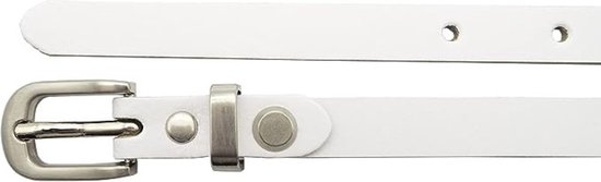 Fana Belts Riem étroite pour femme - Boucle argentée - Ceintures Trendy - Ceintures de qualité - Taille 125 - Ceinture femme grande taille