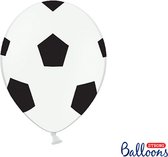 Partydeco - Ballonnen Voetbal (6 stuks)