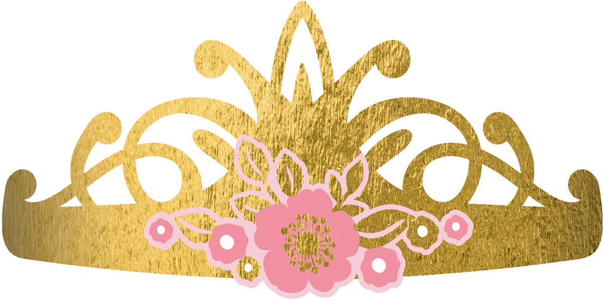 Amscan by Riethmuller - Riethmüller - Princess - Tiara's (8 stuks)