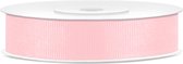 Partydeco - Satijn lint Grosgrain pink 15 mm