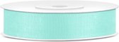 Partydeco - Satijn lint Grosgrain licht blauw 15 mm